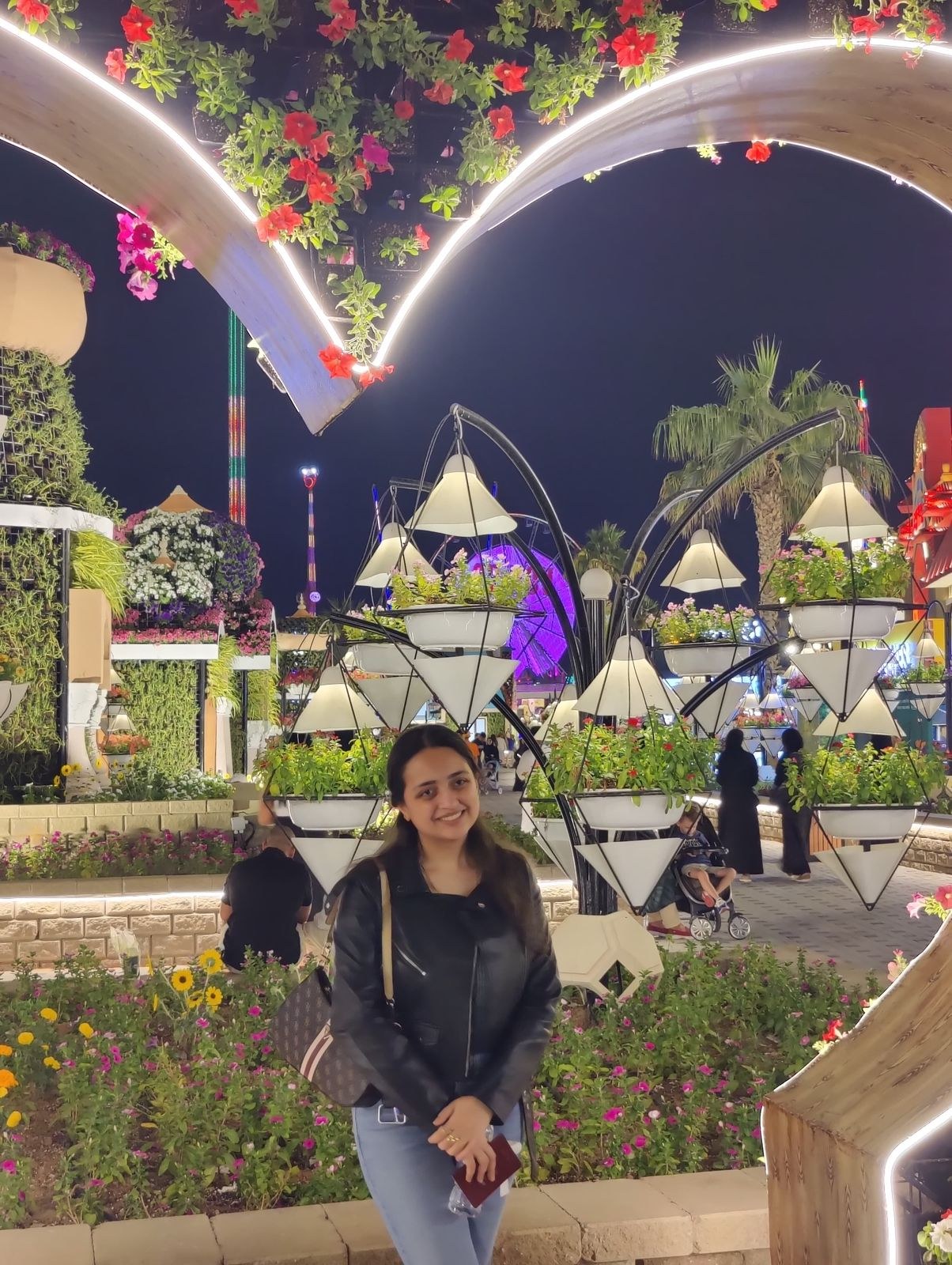 Aayushi Parmar at Dubai Miracle Garden